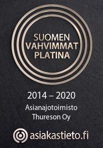 Suomen vahvimmat platina sinetti - Asianajotoimisto Thureson